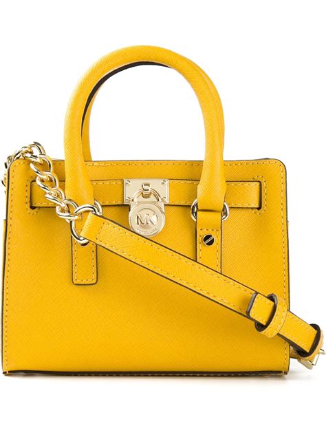 yellow michael kors handbag|Michael Kors handtassen.